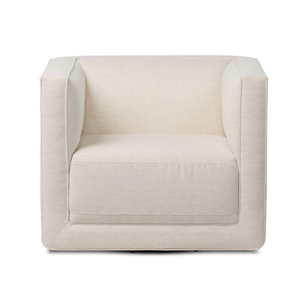 Phillip Swivel Chair, Crypton Nomad Snow
