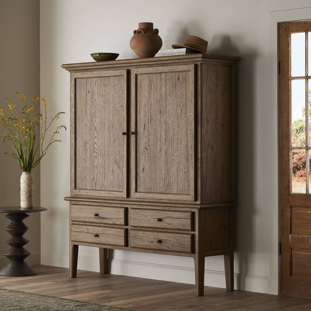 Whitman Cabinet, Worn Oak