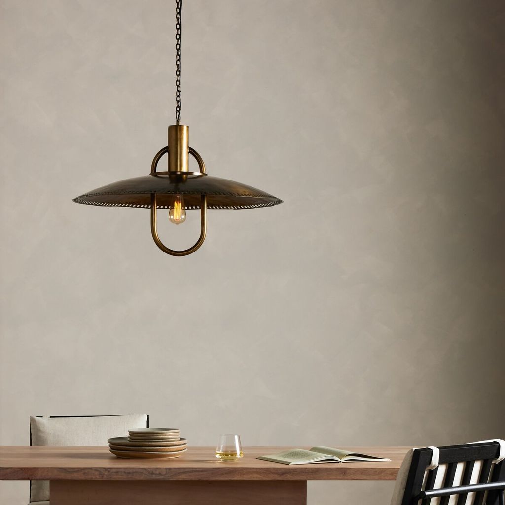 Arely Pendant, Dark Antique Brass