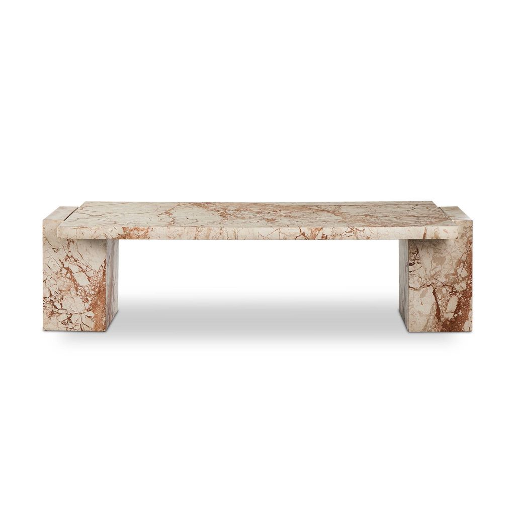 Romano Coffee Table - Desert Taupe Marble Finish
