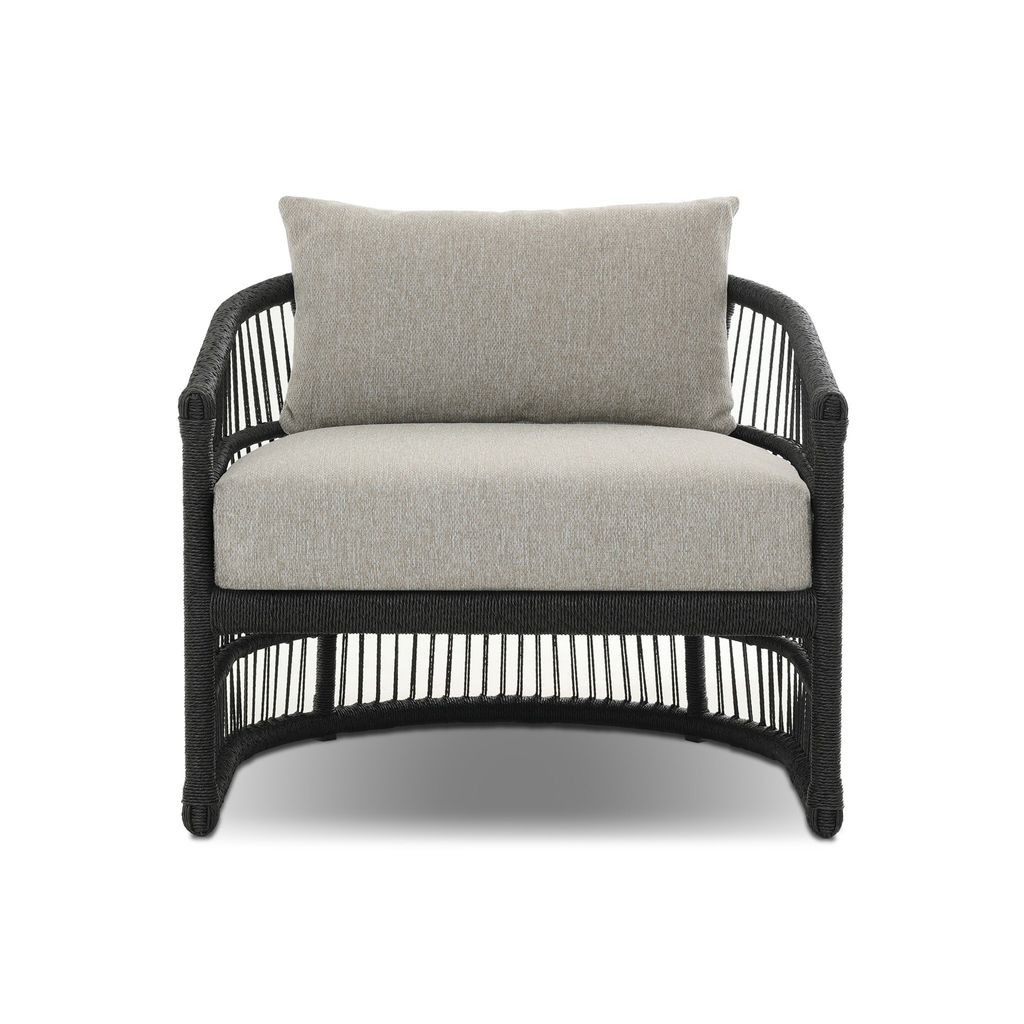 Montecito Outdoor Chair - Faux Black Hyacinth Finish
