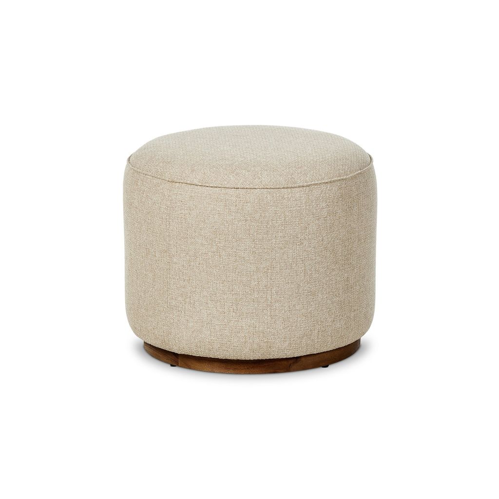 Sinclair Outdoor Ottoman - Hayes Cream Cover