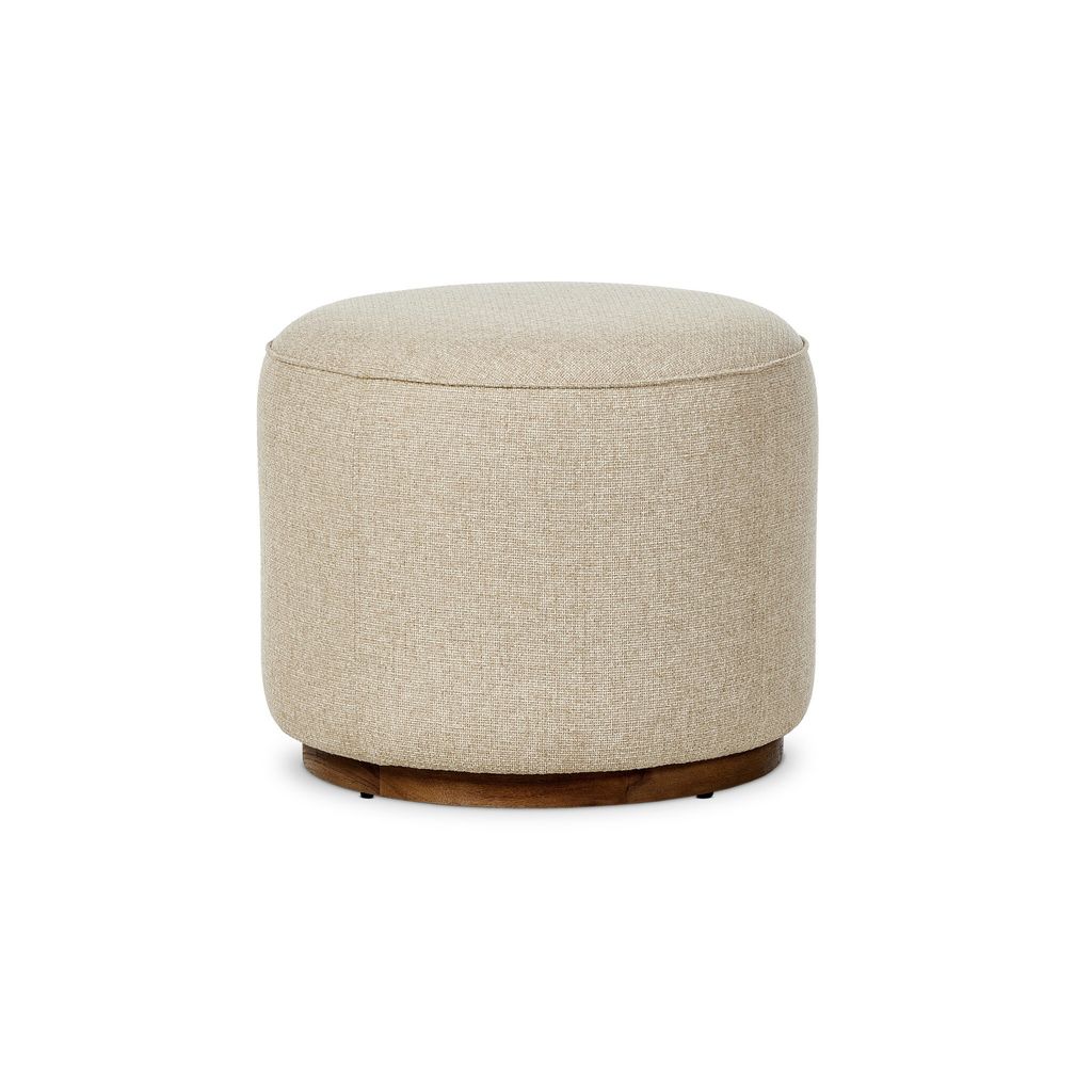 Sinclair Outdoor Ottoman - Hayes Cream Cover