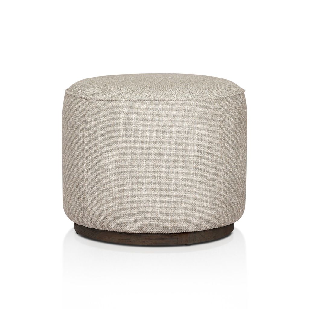 Sinclair Outdoor Ottoman - Ramiro Ecru Cover