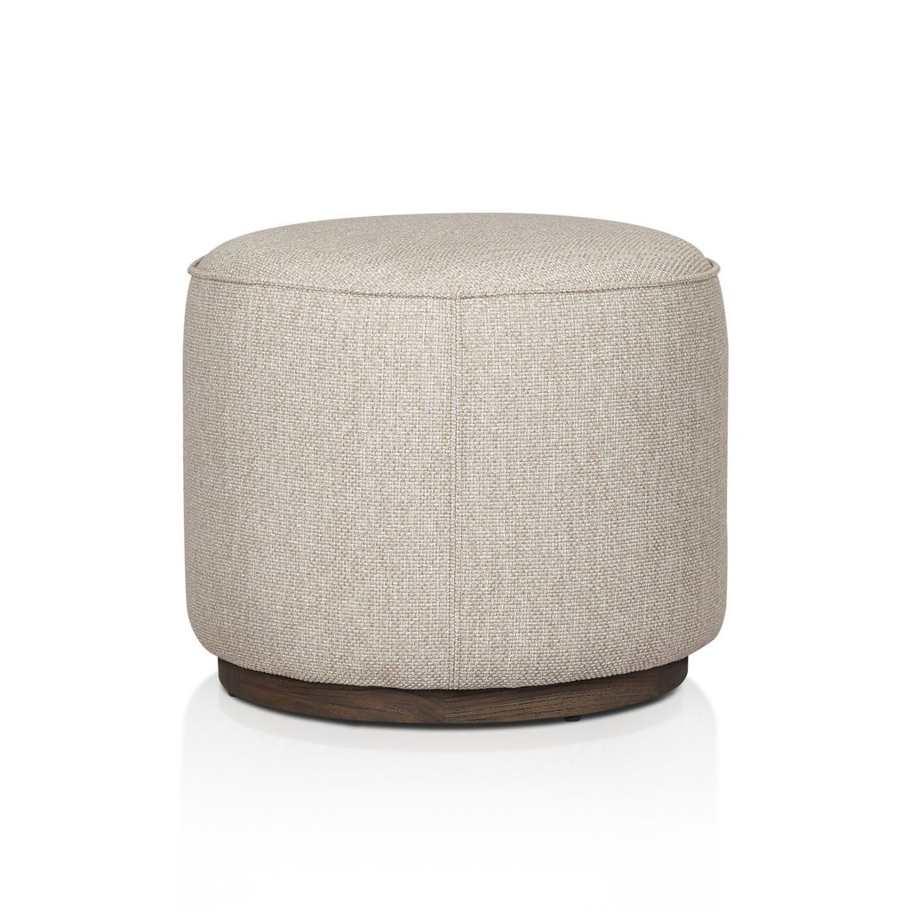 Sinclair Outdoor Ottoman - Ramiro Ecru Cover