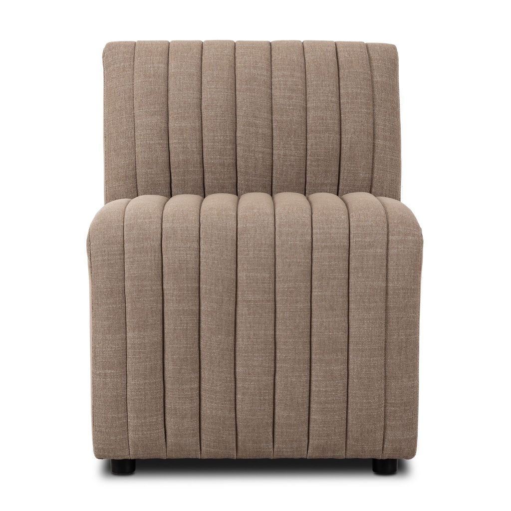 Build Your Own: Augustine Dining Banquette - Chair Configuration - Crypton Nomad Taupe Cover