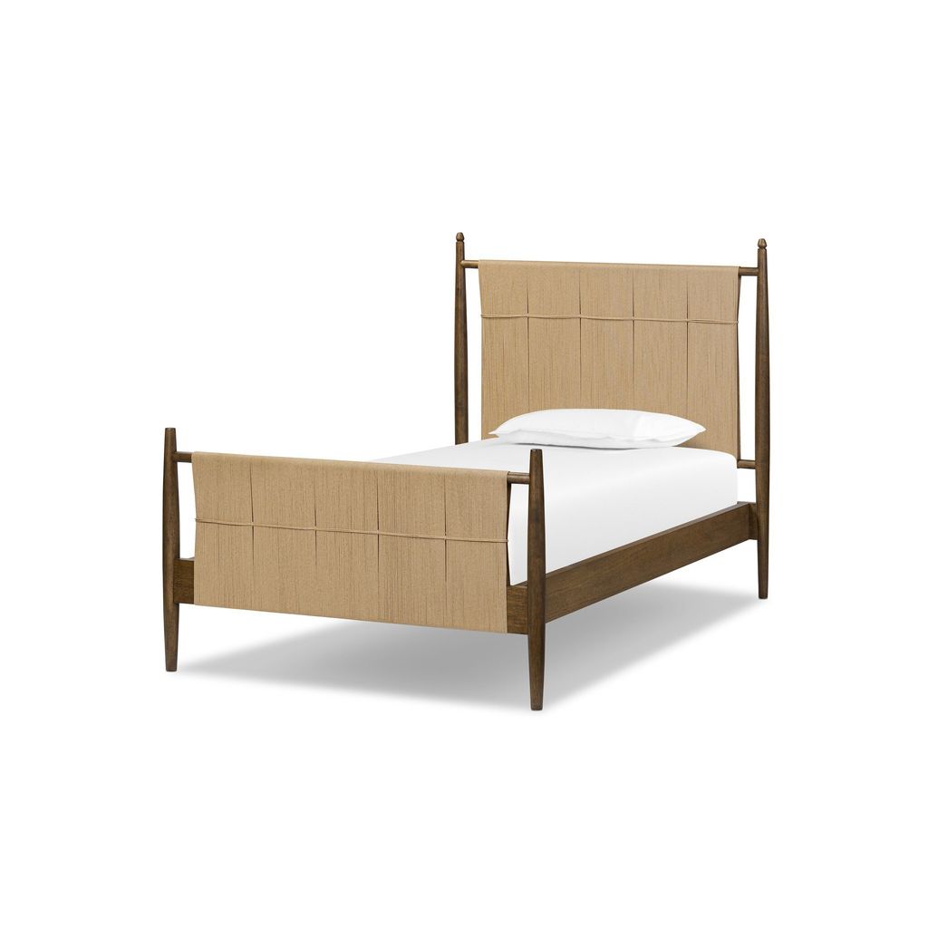 Richard Bed - Twin Size - Almond Finish