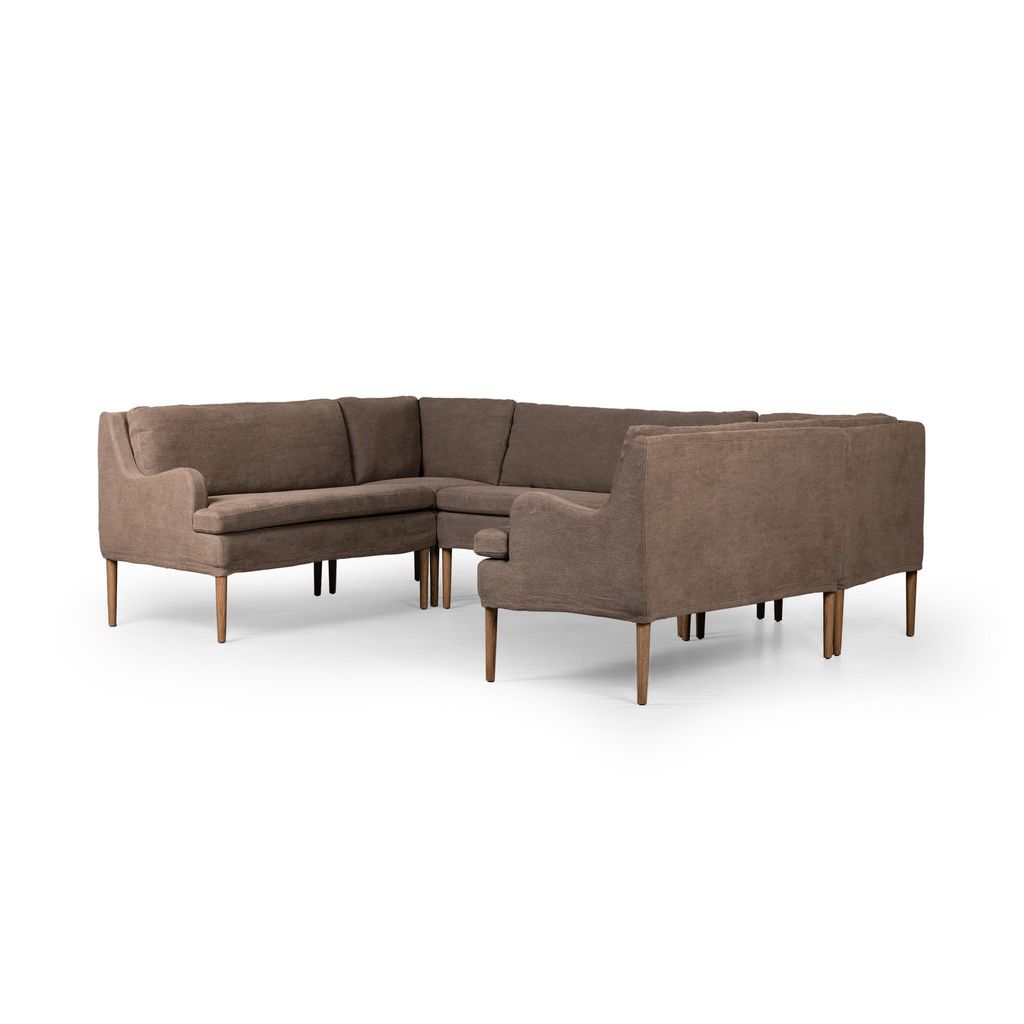 Aurelia Dining Banquette U Shape - 103" Size - Broadway Coffee Cover