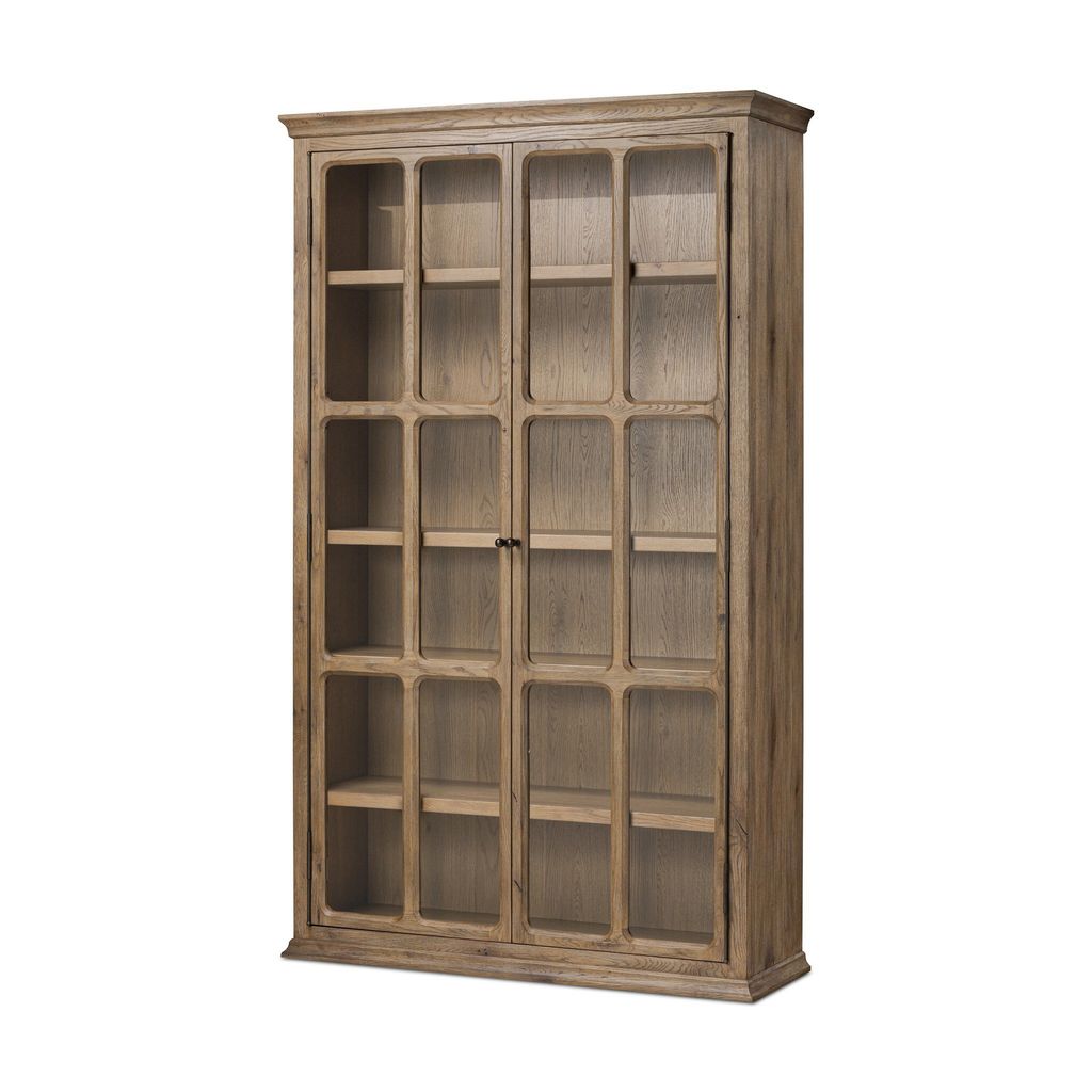 Oak Cabinet, Weathered Finish