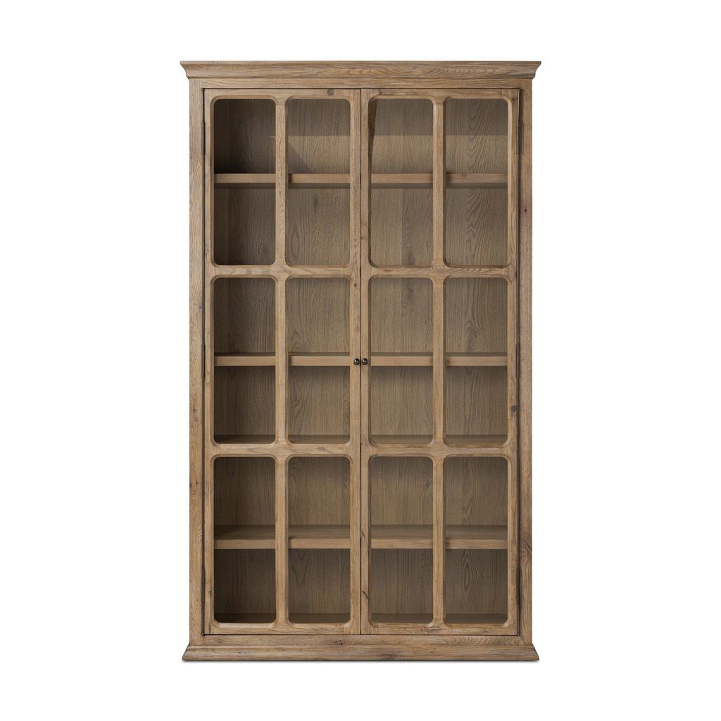 Oak Cabinet, Weathered Finish