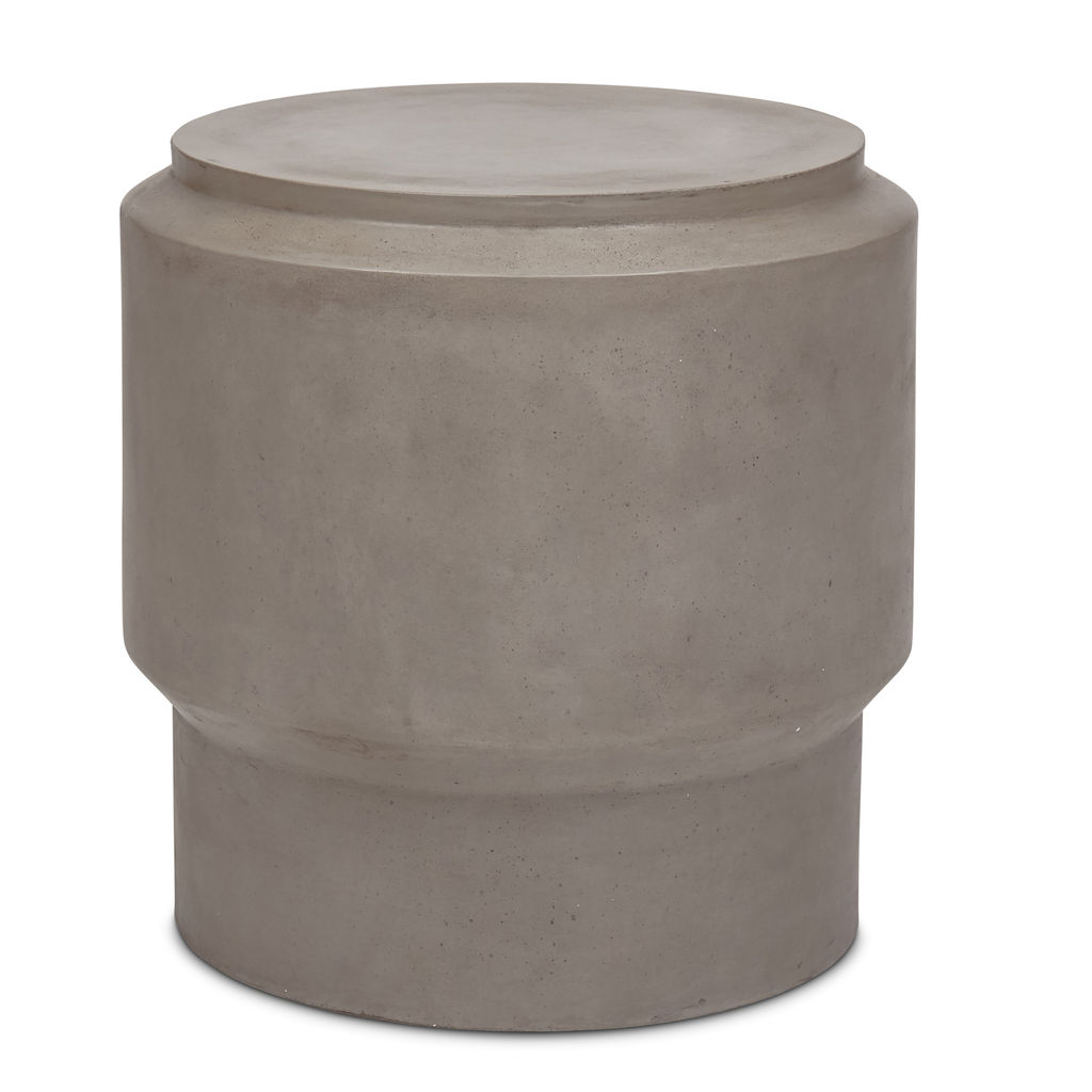 Preview image for Barrel End Table, Dark Gray