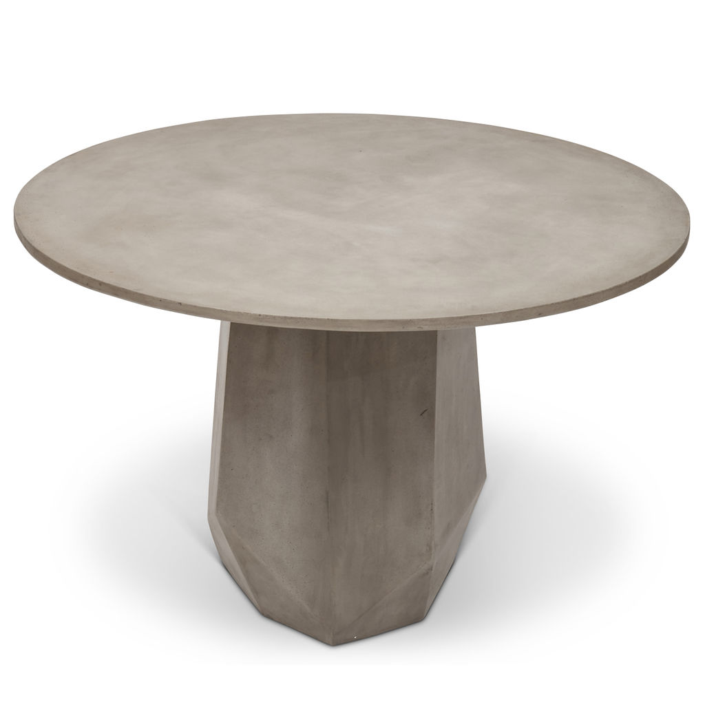 Mixx Kristal 47" Dining Table, Dark Grey