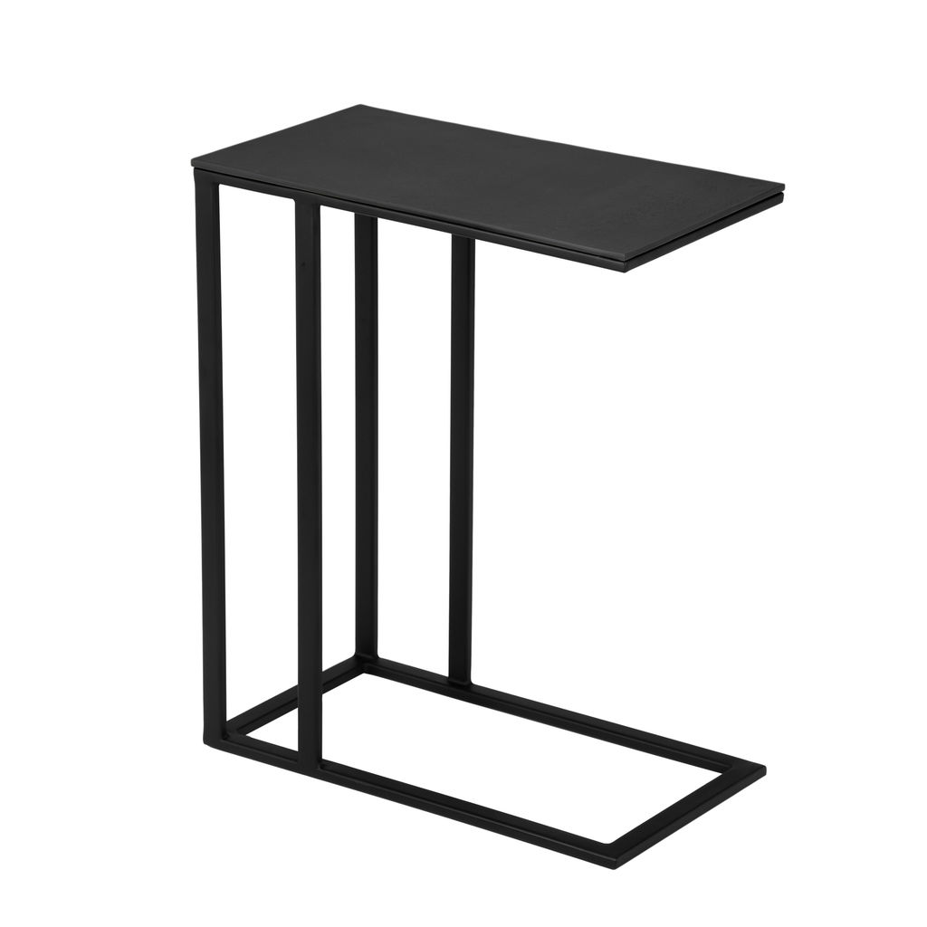 Tanu C Table End Table, Antique Zinc