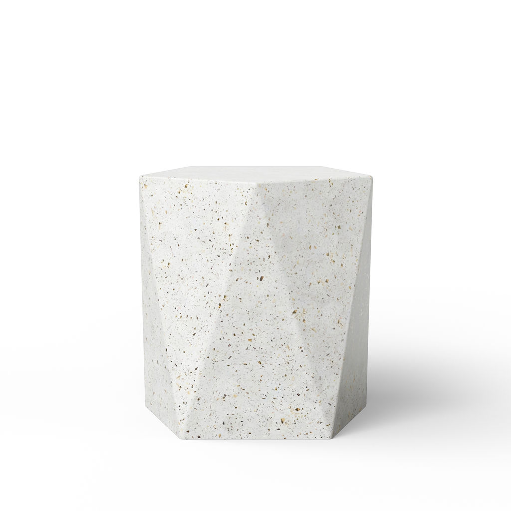 Kelson Stool, Ivory Terrazzo