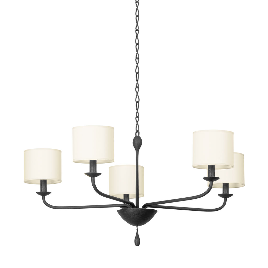 Preview image for Osmond Chandelier, Black Iron
