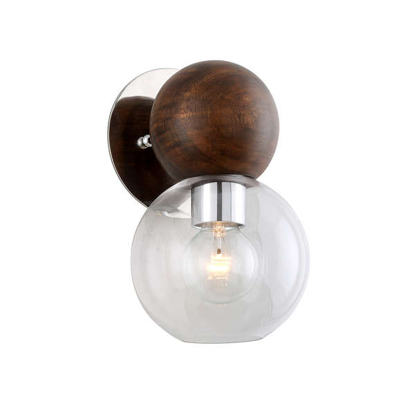 Arlo 1 Light Wall Sconce, Stainless Steel