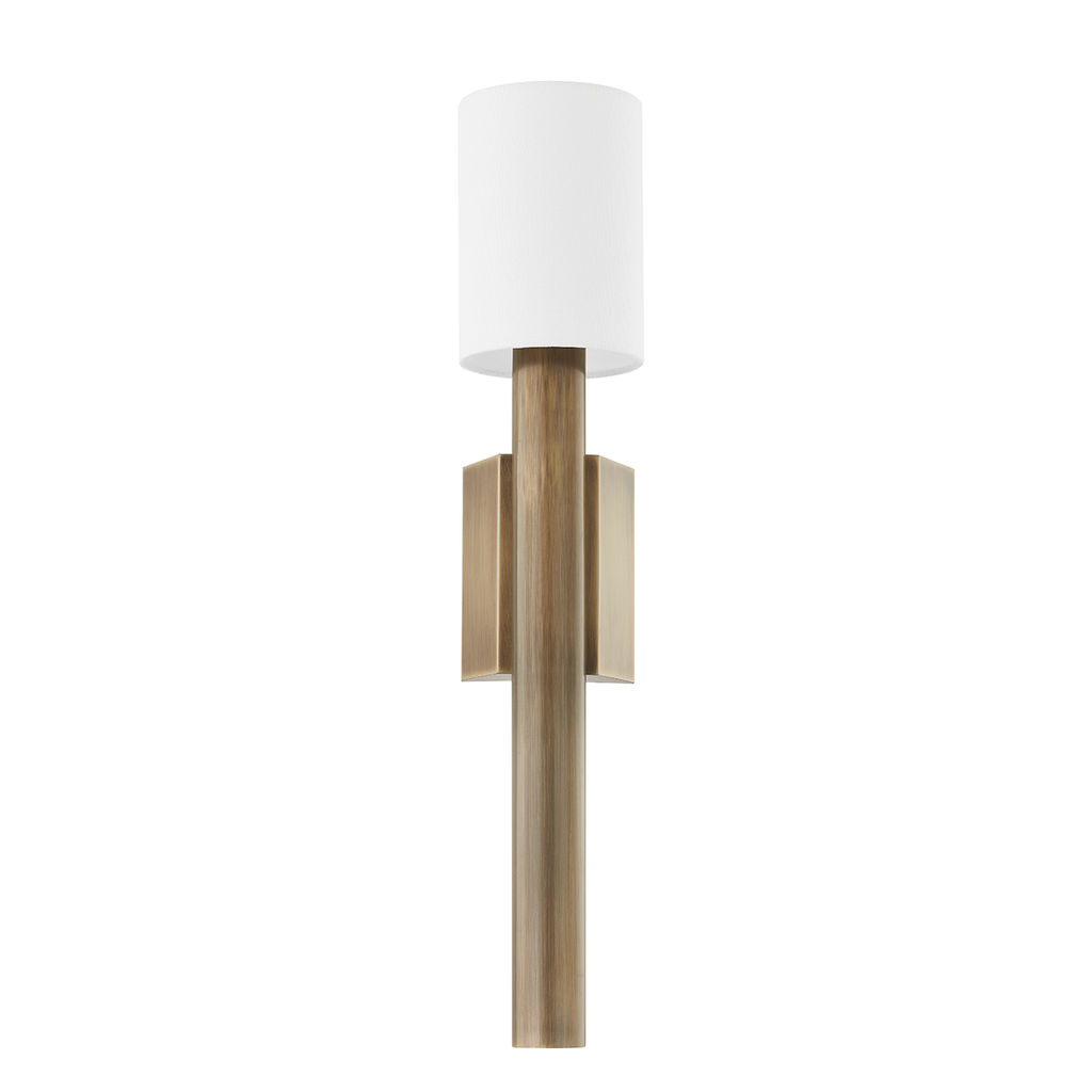 Preview image for 1 Light Chunky Rod-Shaped Wall Sconce, Patina Brass