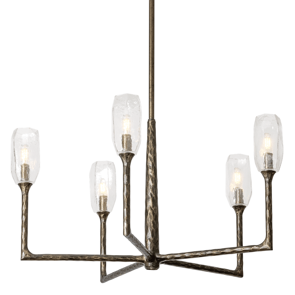 Lyle Chandelier 36" X 20", Black Patina Gold