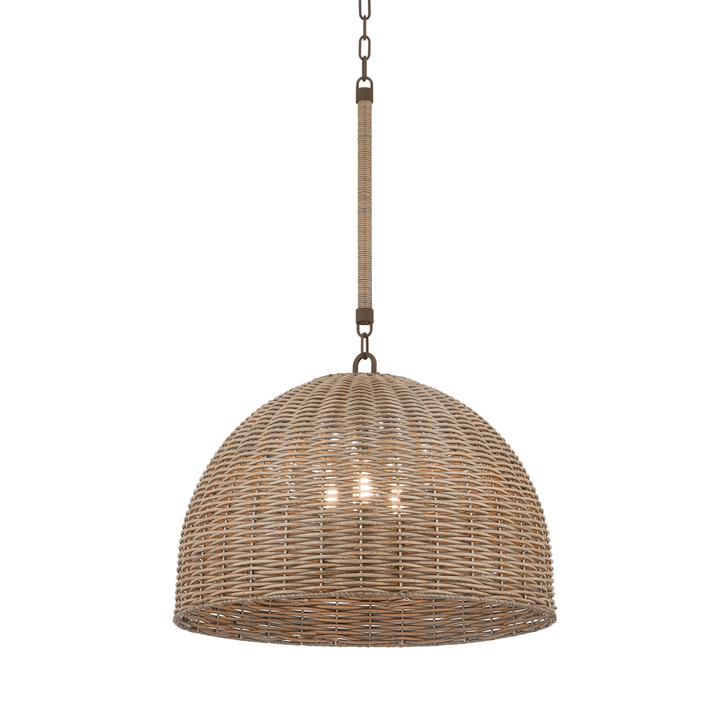 Preview image for Huxley Exterior Pendant 24" X 17.25", Textured Bronze