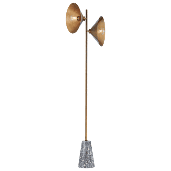 Bash Floor Lamp 16.75" X 64", Patina Brass