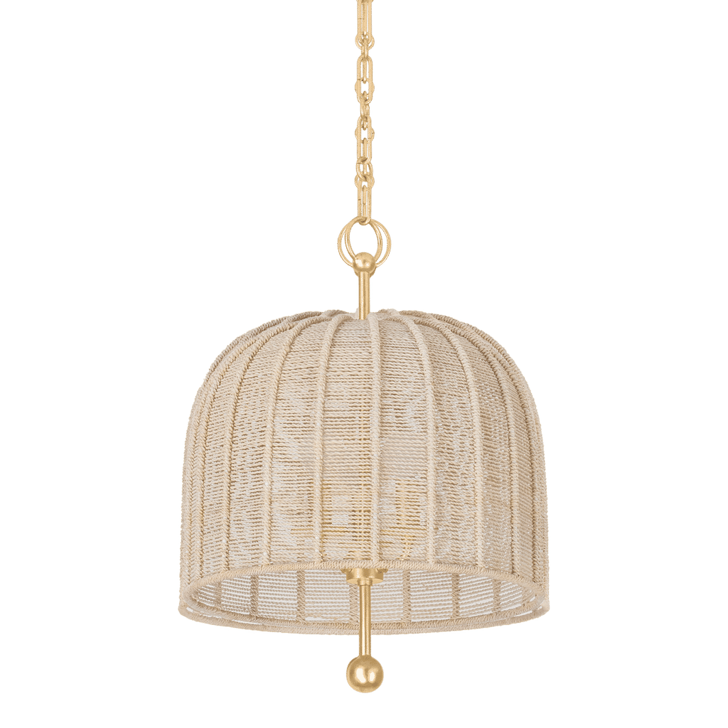 Pendant 15.25" X 20", Vintage Gold Leaf
