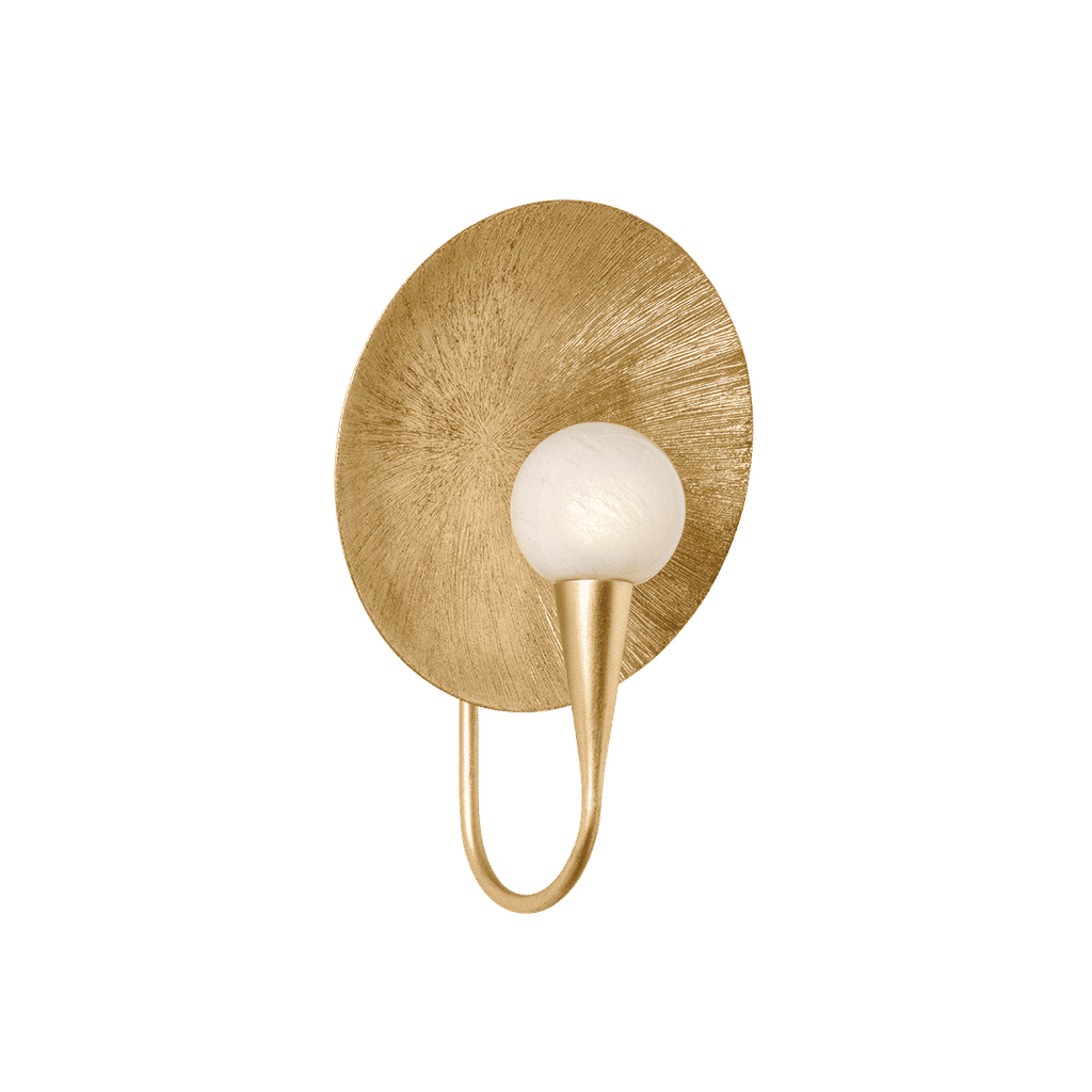 Ahmad Wall Sconce 10.5" X 14.25", Vintage Gold Leaf