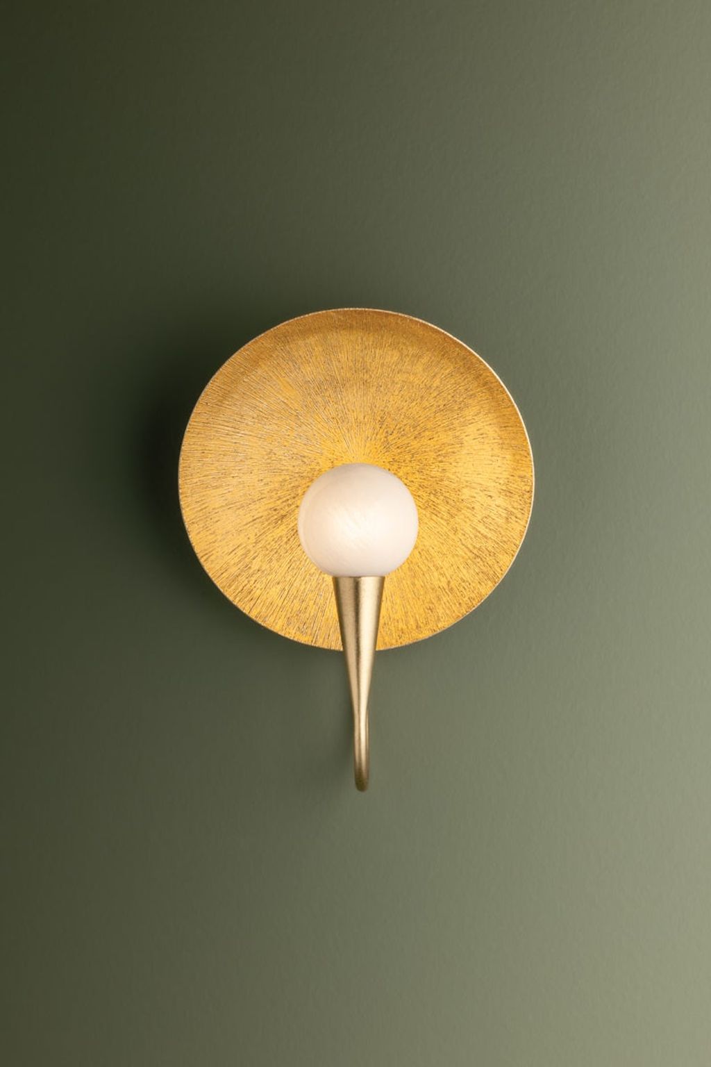 Ahmad Wall Sconce 10.5" X 14.25", Vintage Gold Leaf