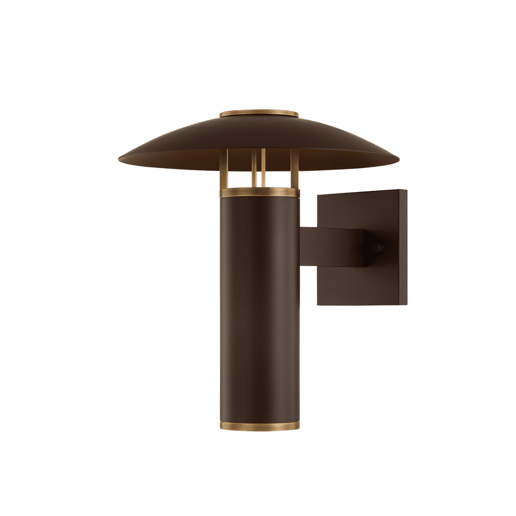 Preview image for Birk Wall Sconce 11" X 12", Patina Brass And Bronze