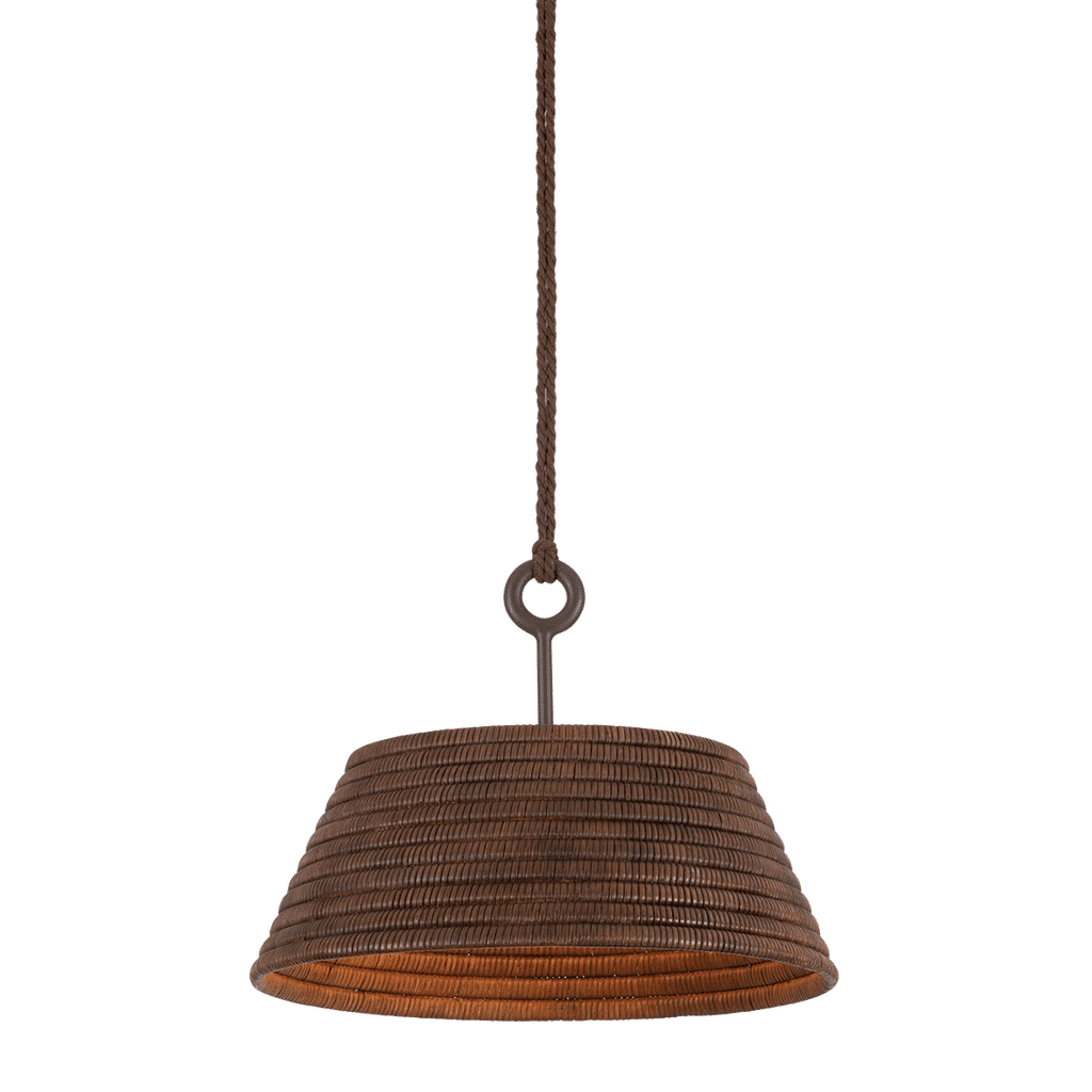Sequoia Pendant 23.75" X 18.25", Textured Bronze