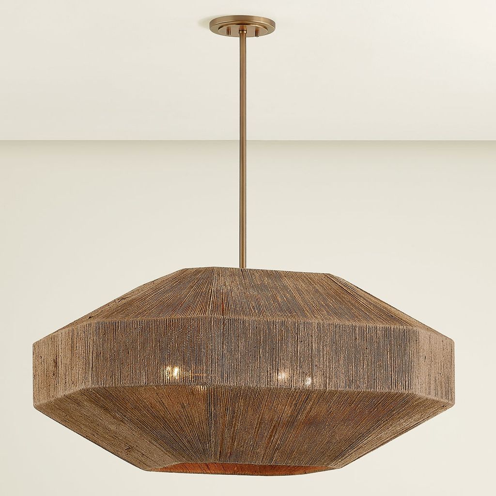 Laken Chandelier 35.5" X 21", Patina Brass