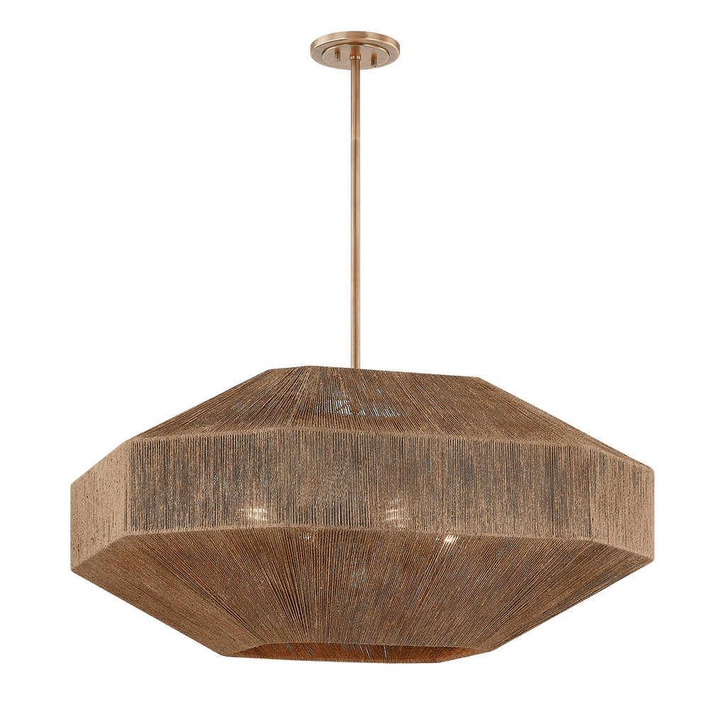 Laken Chandelier 35.5" X 21", Patina Brass
