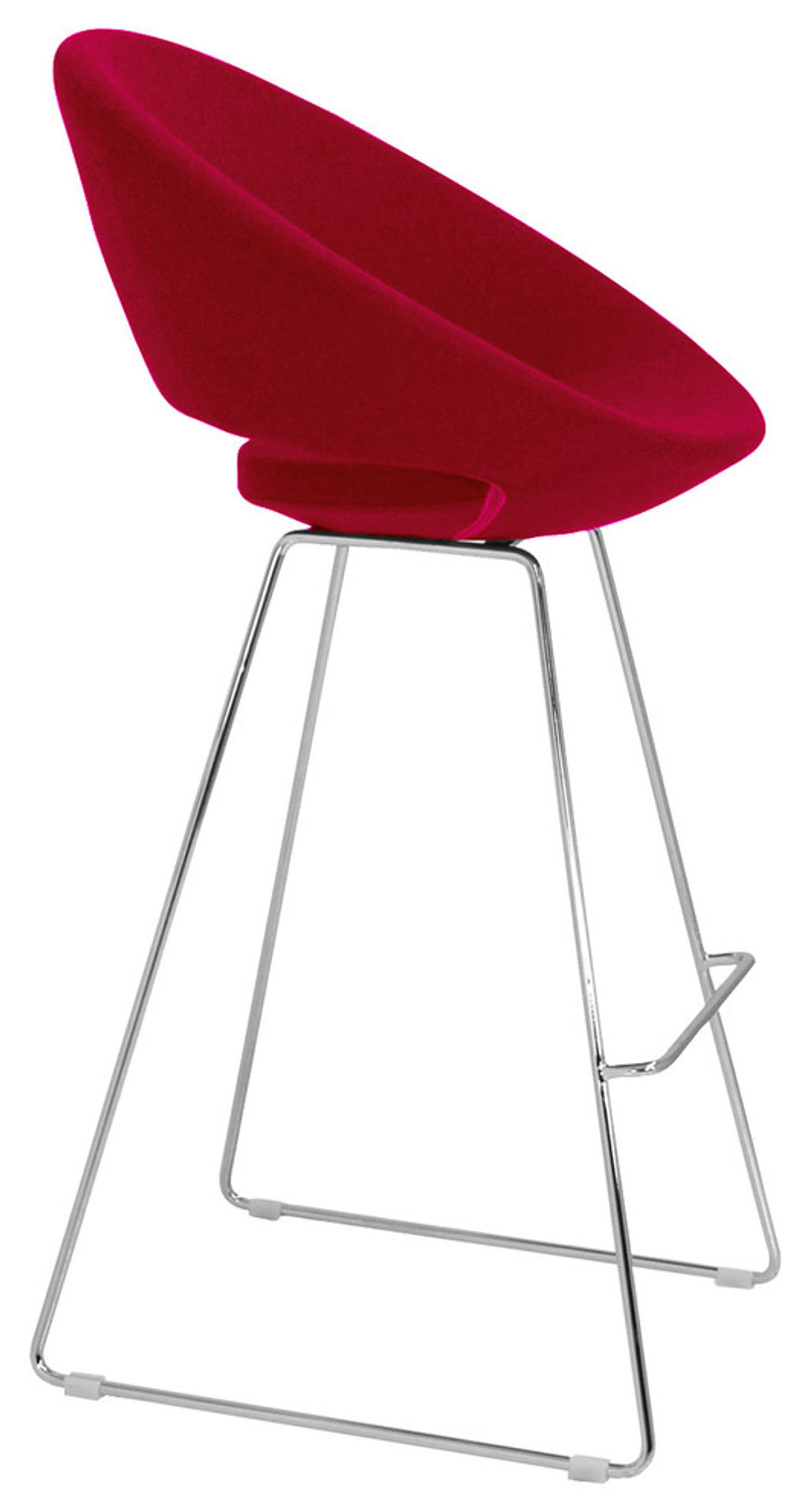 Preview image for Upholstered Red Wool Stool, 24" X 44"