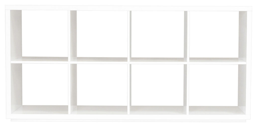Preview image for Malta Bookcase, White Lacquer, 72" X 34.5"