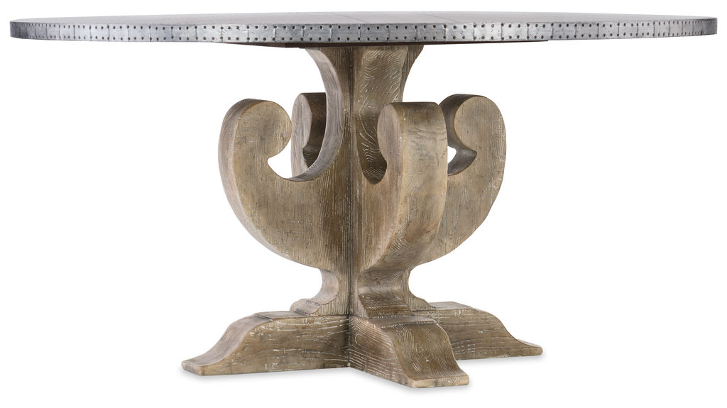 Preview image for 60In Zinc Round Dining Table