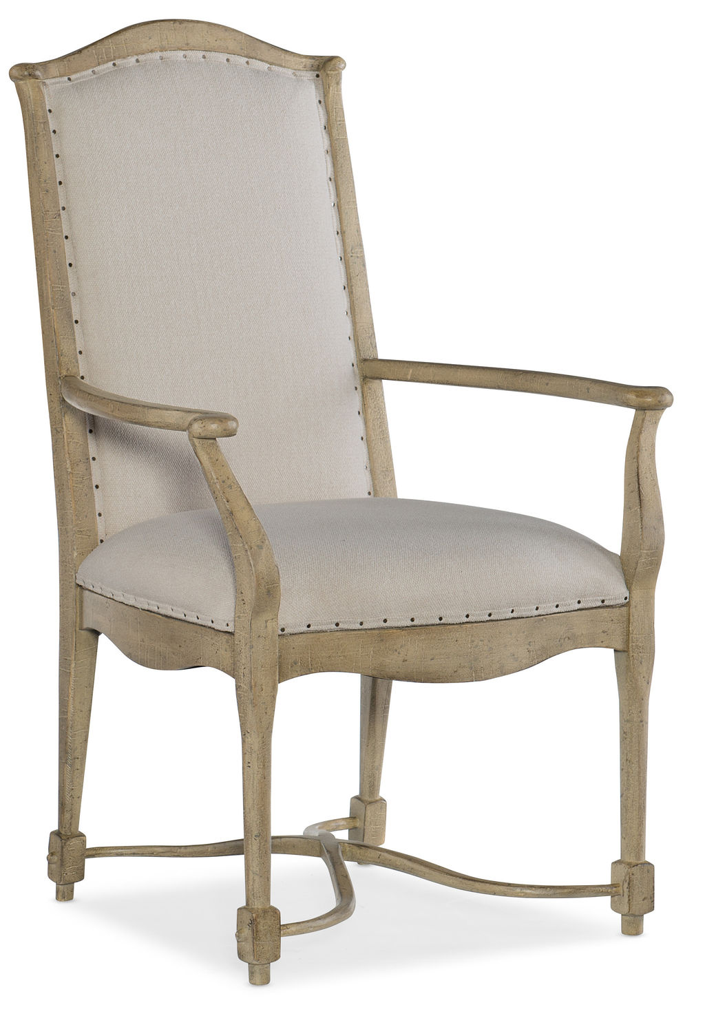 Ciao Bella Upholstered Back Arm Chair - (Set Of 2)