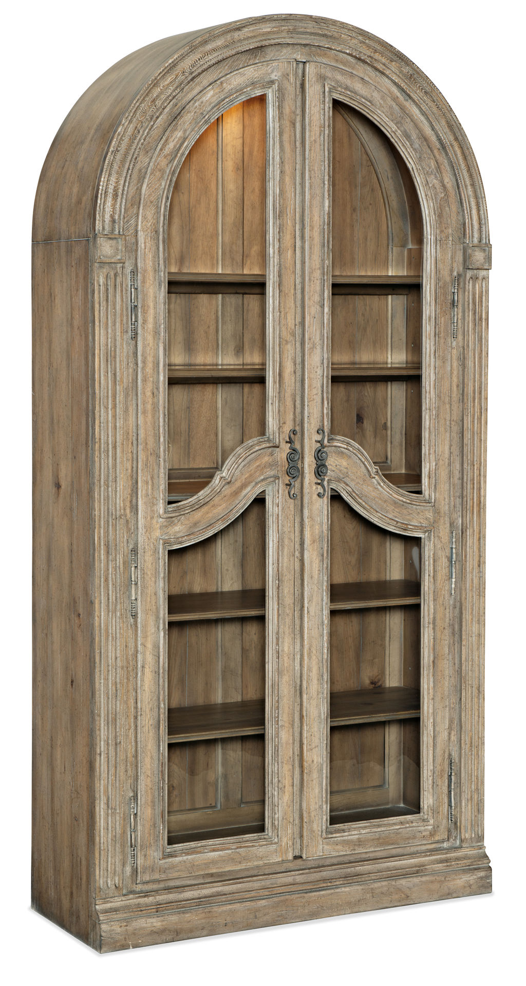 Preview image for Arched Wood Display Curio Cabinet