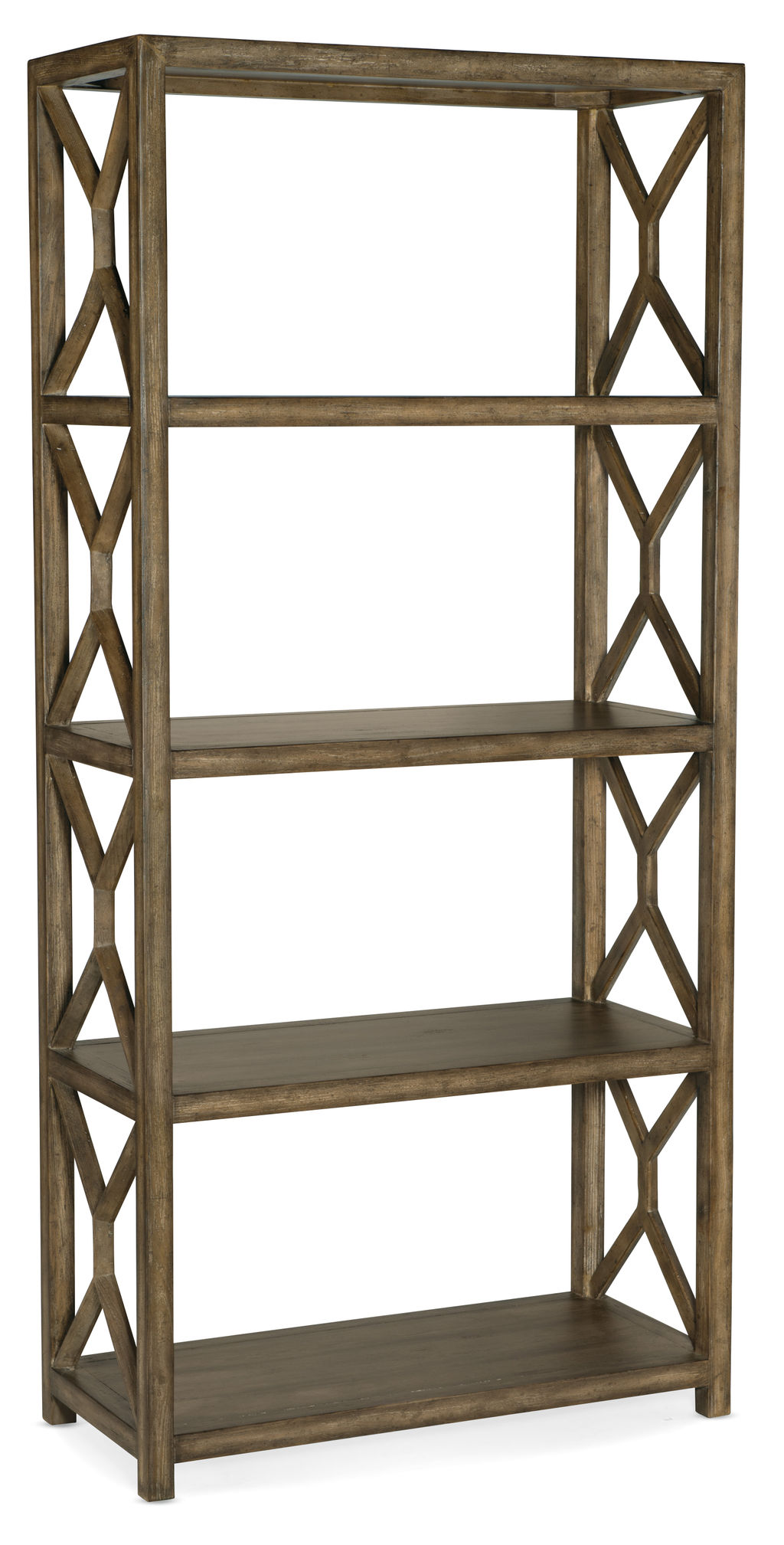 Wood Etagere Shelving Unit