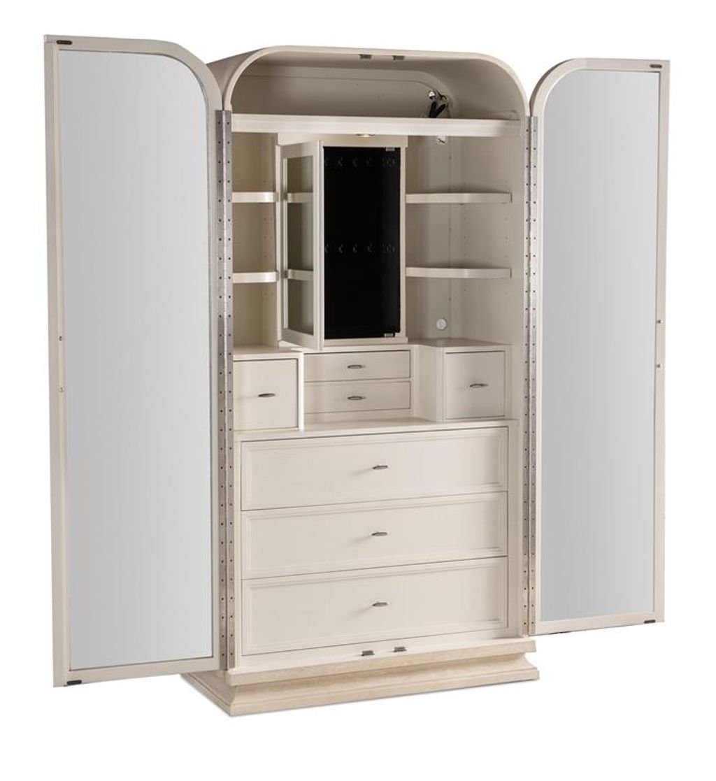 Nouveau Chic Wardrobe 42.75" X 22.5" X 83"