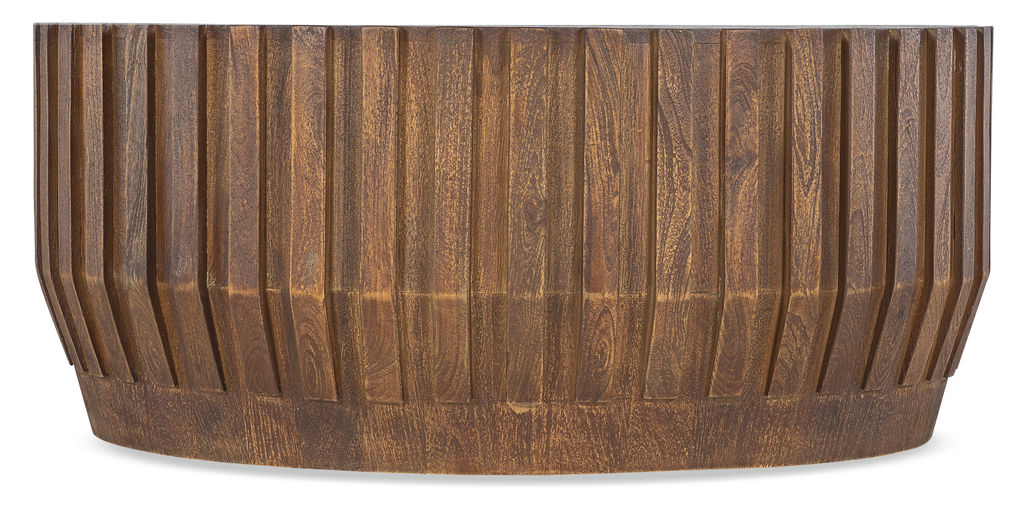Commerce And Market Gears Round Cocktail Table