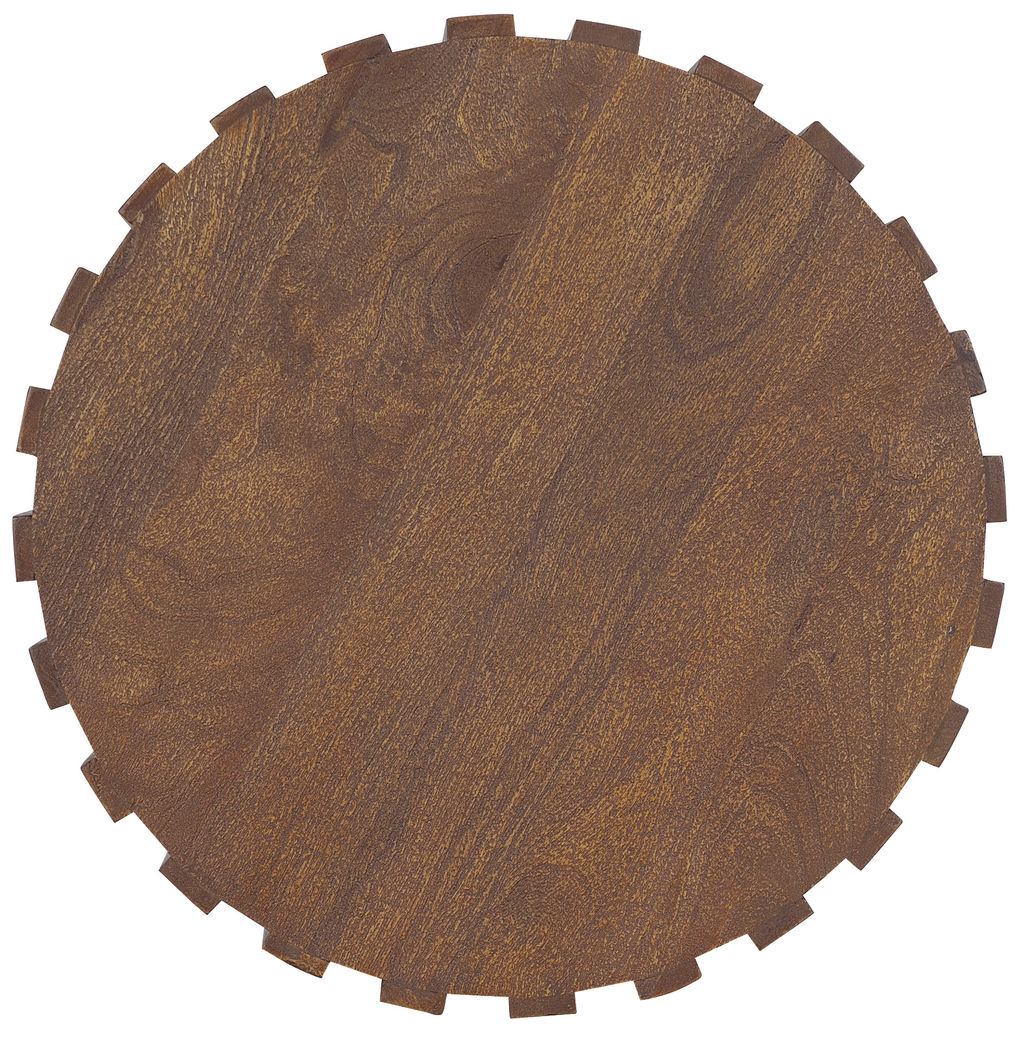 Commerce And Market Gears Round End Table