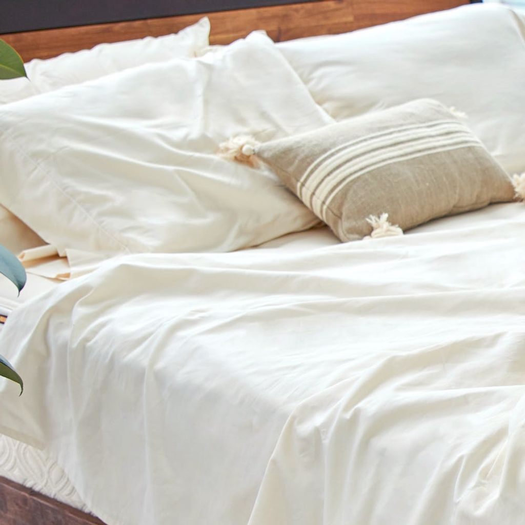 Queen Sheet Set 400Tc 15" Depth, White