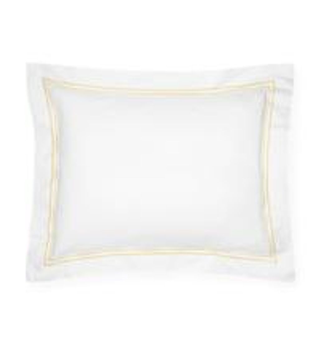 Preview image for Grande Hotel Standard Sham 21X26 In White/Banana
