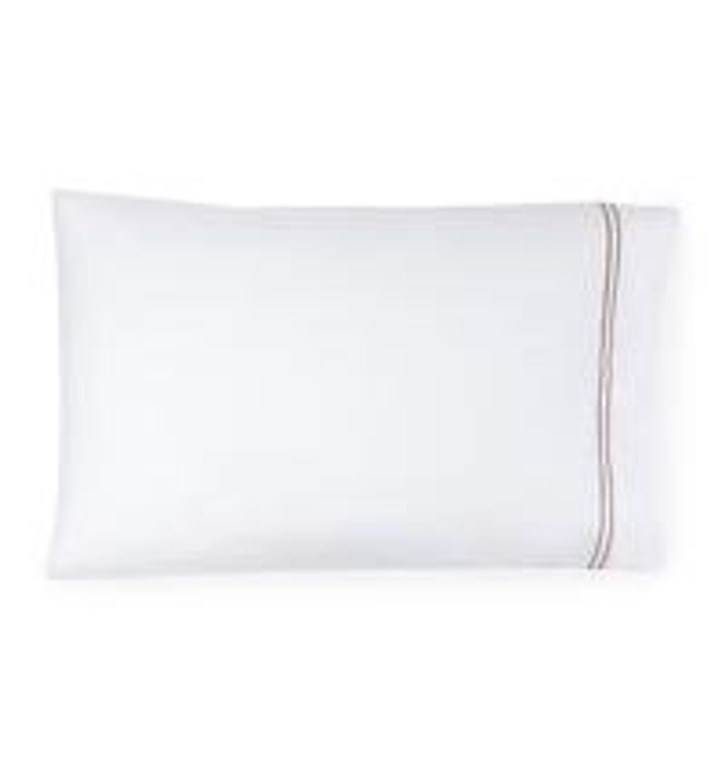 Preview image for Grande Hotel King Pillow Case 22X42 In White/Grey