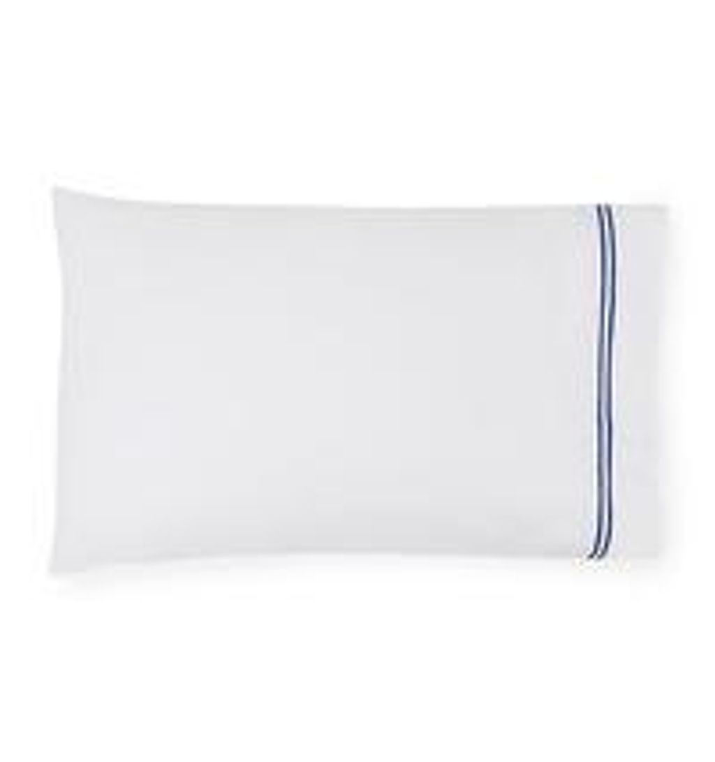 Preview image for Grande Hotel King Pillow Case 22X42 In White/Navy