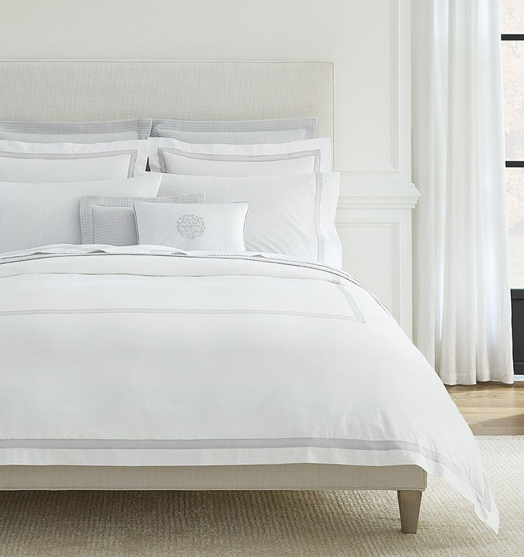 Preview image for Estate Duvet Cover King, White/Poolside
