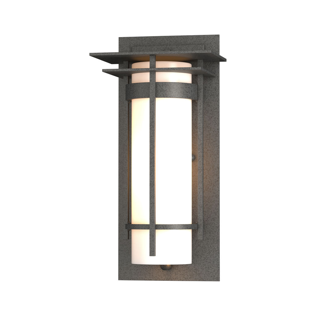 Preview image for Banded With Top Plate Small Outdoor Sconce