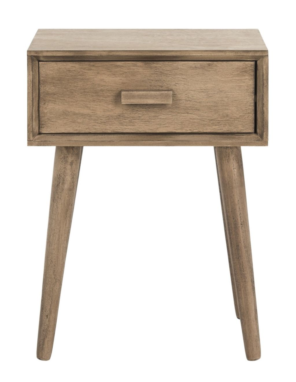 Lyle Accent Table, 15.75" X 20.75", Chocolate/Desert Brown