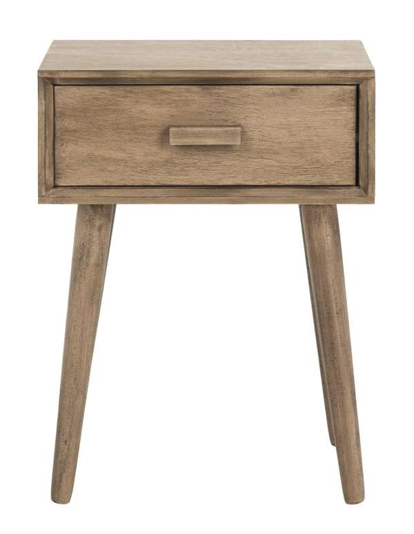 Lyle Accent Table, 15.75" X 20.75", Chocolate/Desert Brown