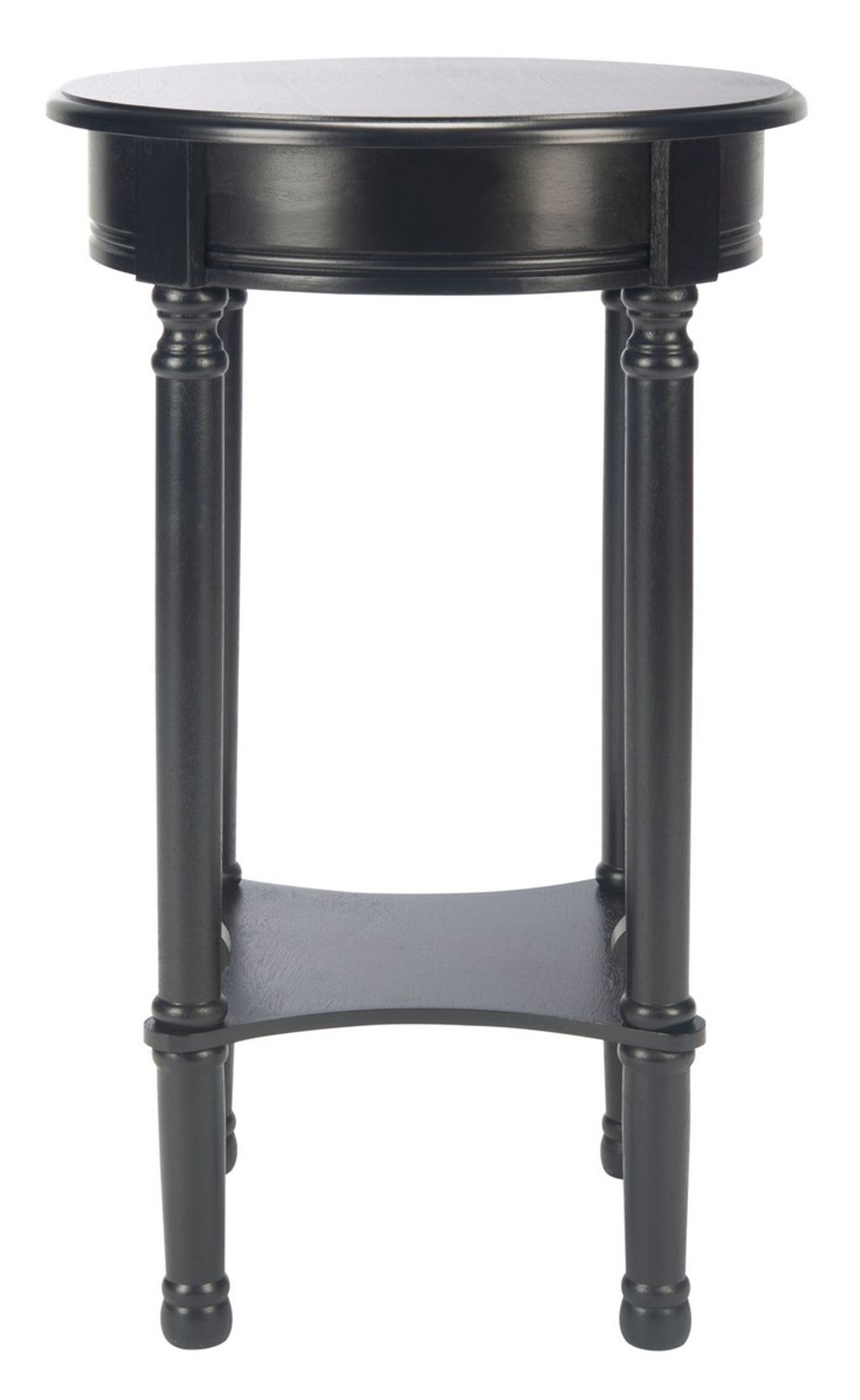 Tinsley Round Accent Table, 15.75" X 26", Black