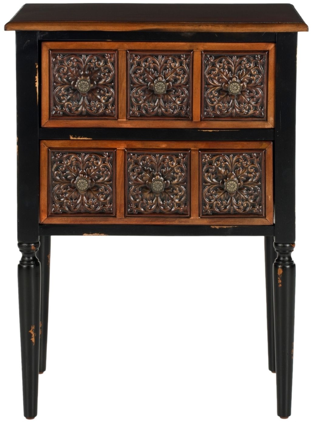 Kenneth 2 Drawer Side Table, 22.5" X 30.1"